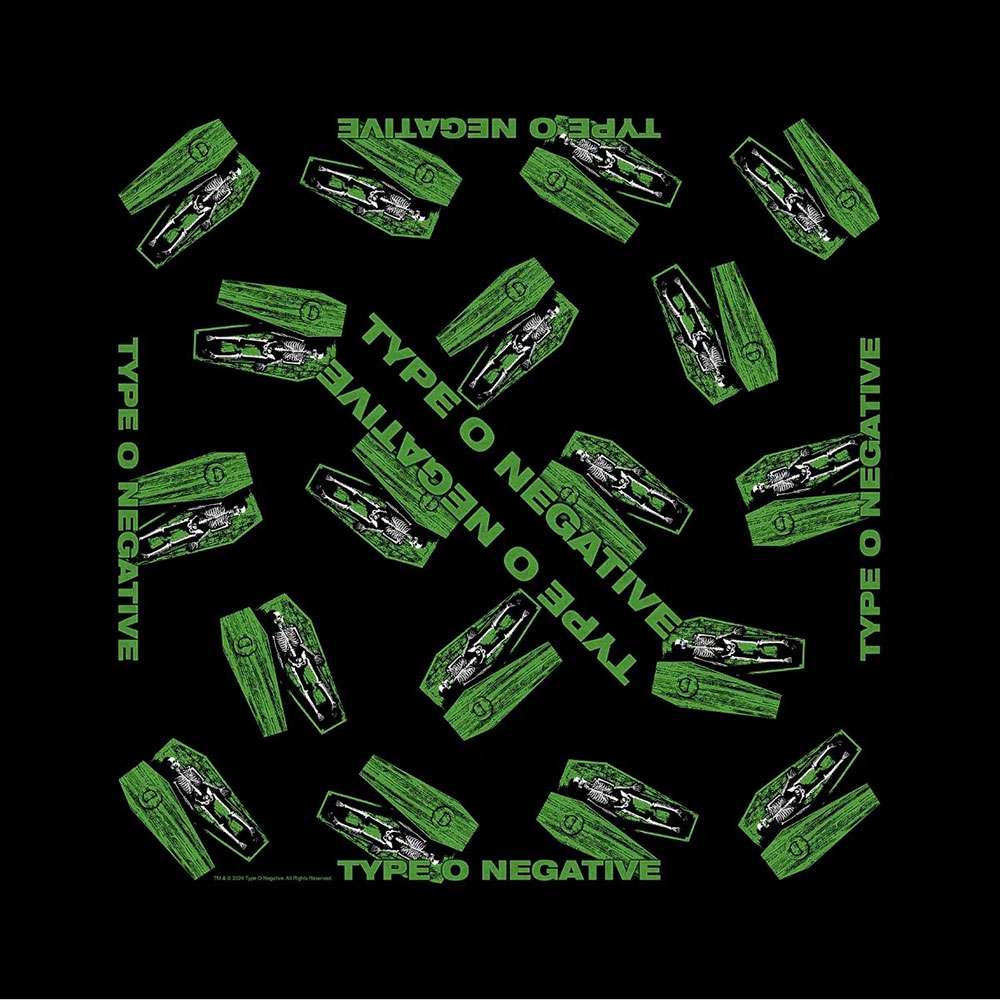 Type O Negative - Coffins Bandana - Black